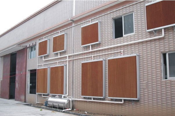 深圳石巖環保空調，公明水簾降溫工程